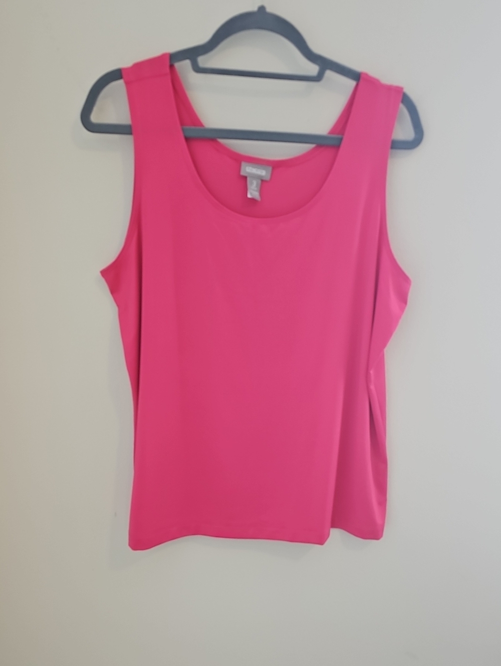 Chico's Sleeveless Scoop Neck Tank Top - Hot Pink Size Chicos 3 (16 US)